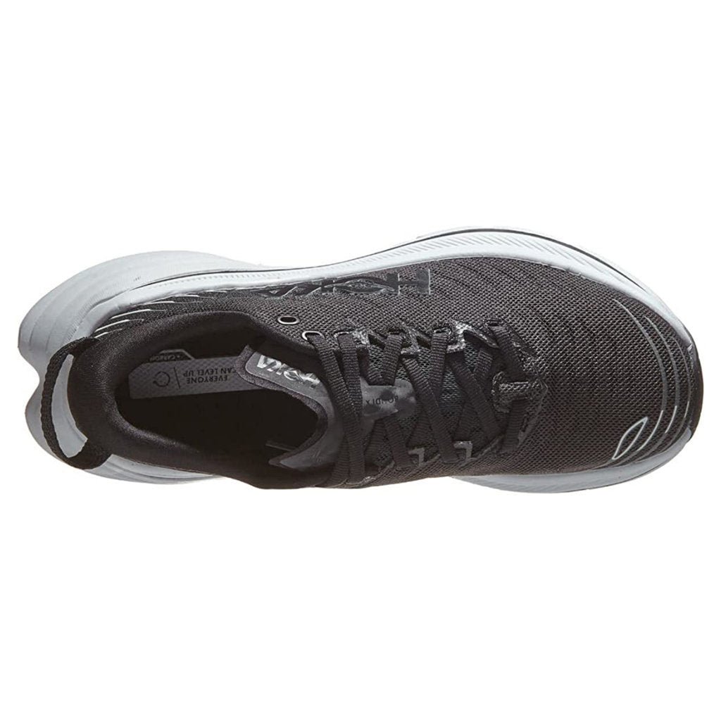 Hoka Bondi X Synthetic Textile Women's Running Shoes#color_black white