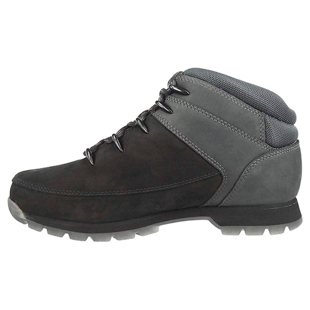 Timberland Euro Sprint Mid Hiker Nubuck Mens Boots#color_black