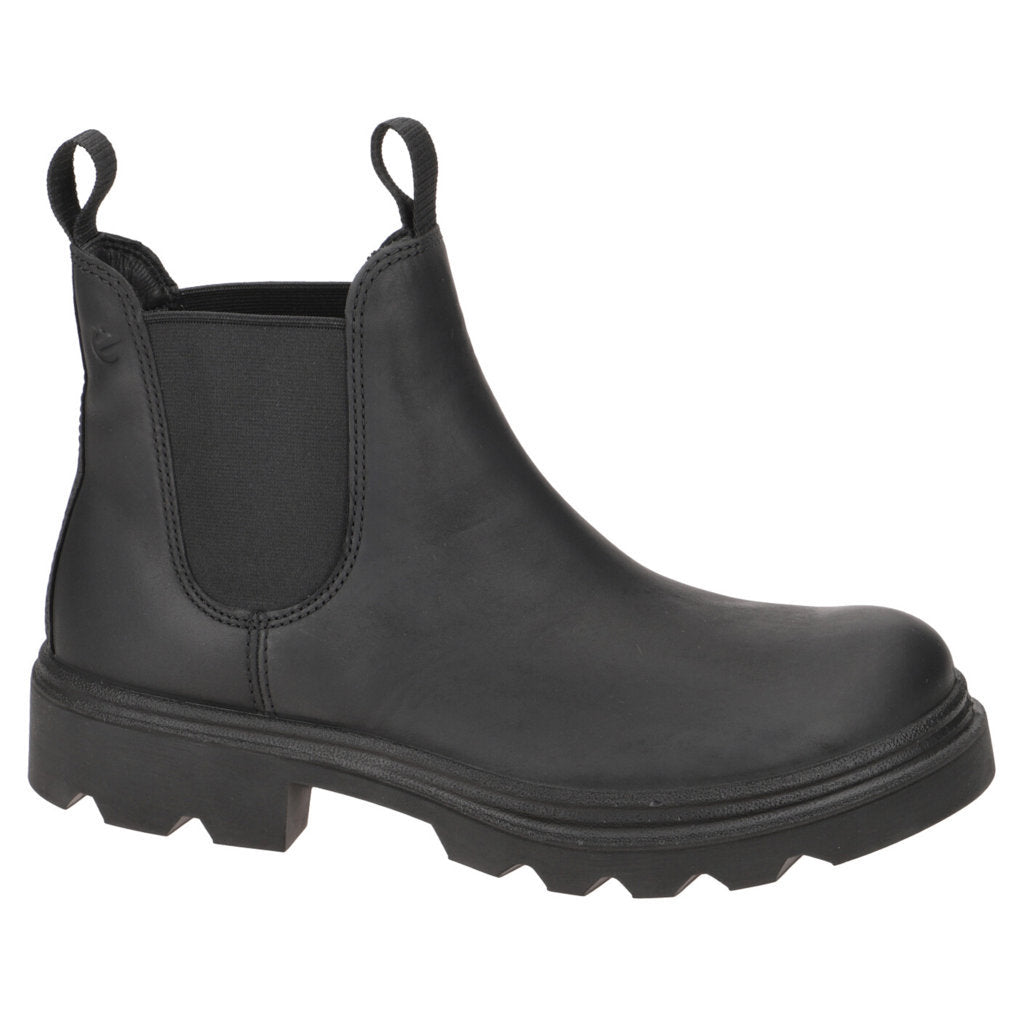 Ecco Grainer Oiled Nubuck Mens Boots#color_black