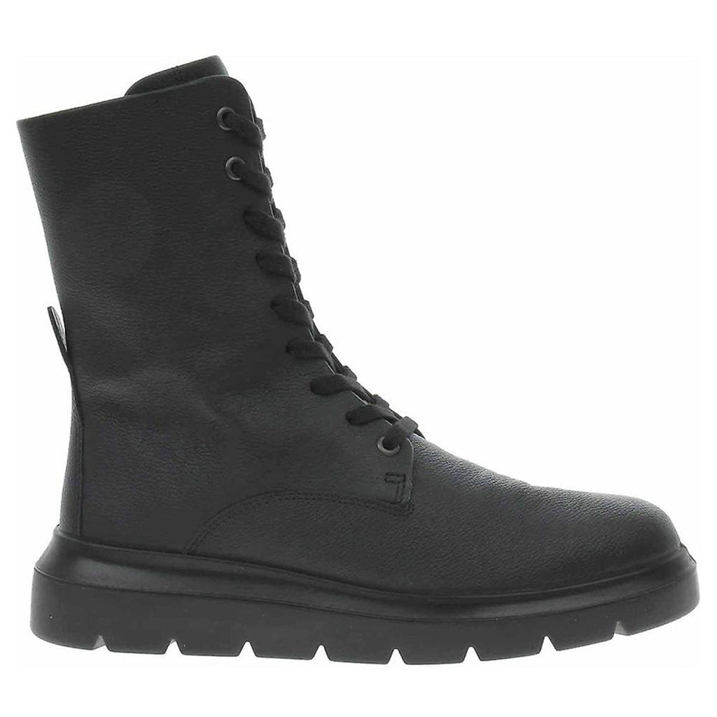 Ecco Nouvelle 216213 Leather Womens Boots#color_black