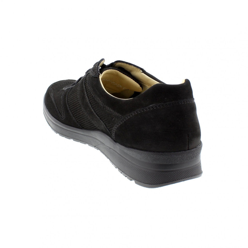 Mephisto Rebeca Perf Nubuck Womens Trainers#color_black