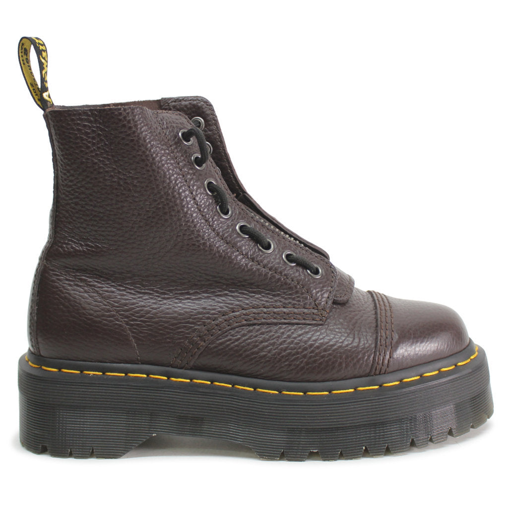 Dr. Martens Womens Boots Sinclair Casual Lace-Up Ankle Nappa Leather - UK 6