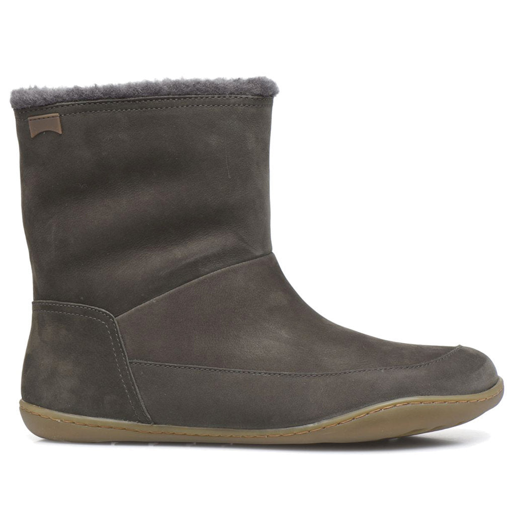 Camper Peu Nubuck Leather Fur Lined Women's Boots#color_grey