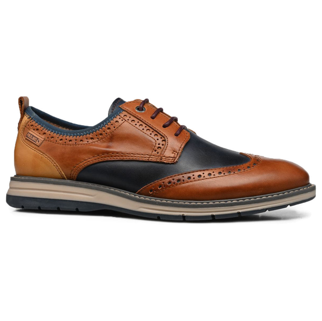 Pikolinos Canet M7V-4137C1 Leather Mens Shoes#color_brandy