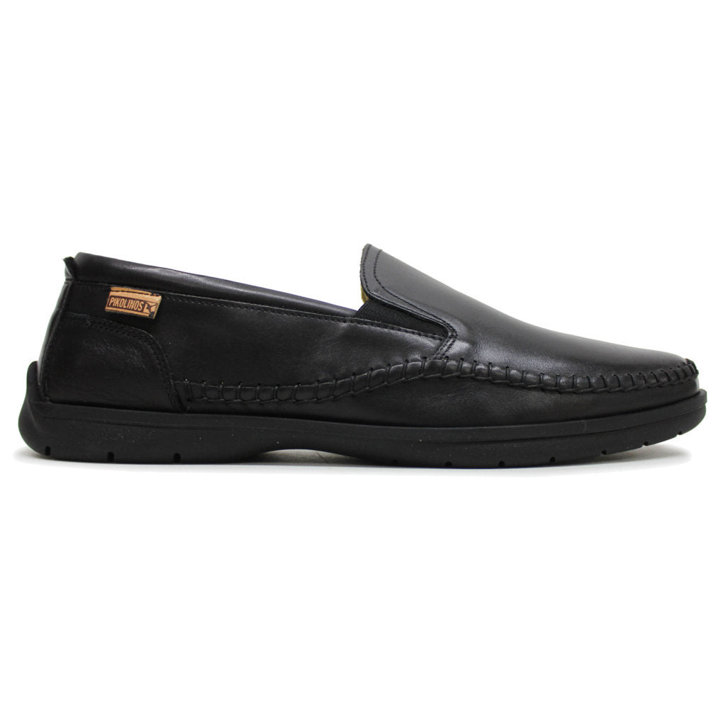 Pikolinos Marbella M9A Leather Mens Shoes#color_black