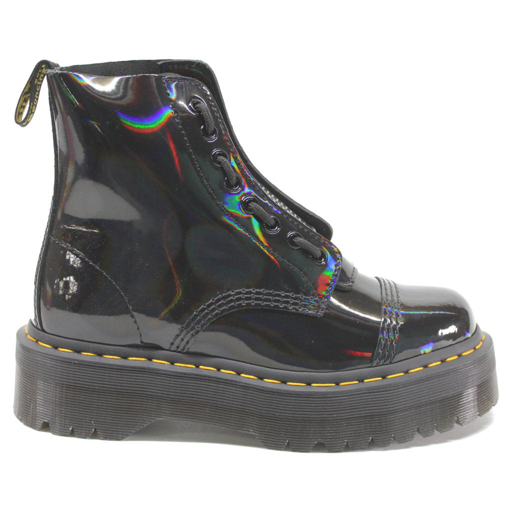 Dr. Martens Sinclair Rainbow Leather Womens Boots#color_black