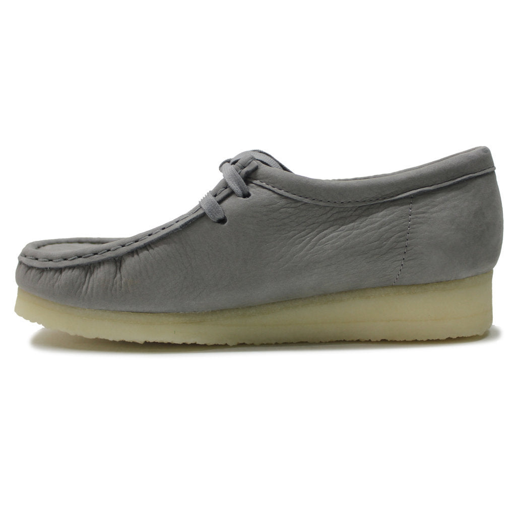 Clarks Originals Wallabee Nubuck Leather Women's Shoes#color_grey