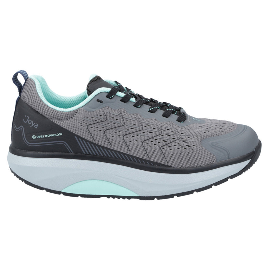 Joya ID Zoom III PU Leather & Textile Women's Trainers#color_dark grey