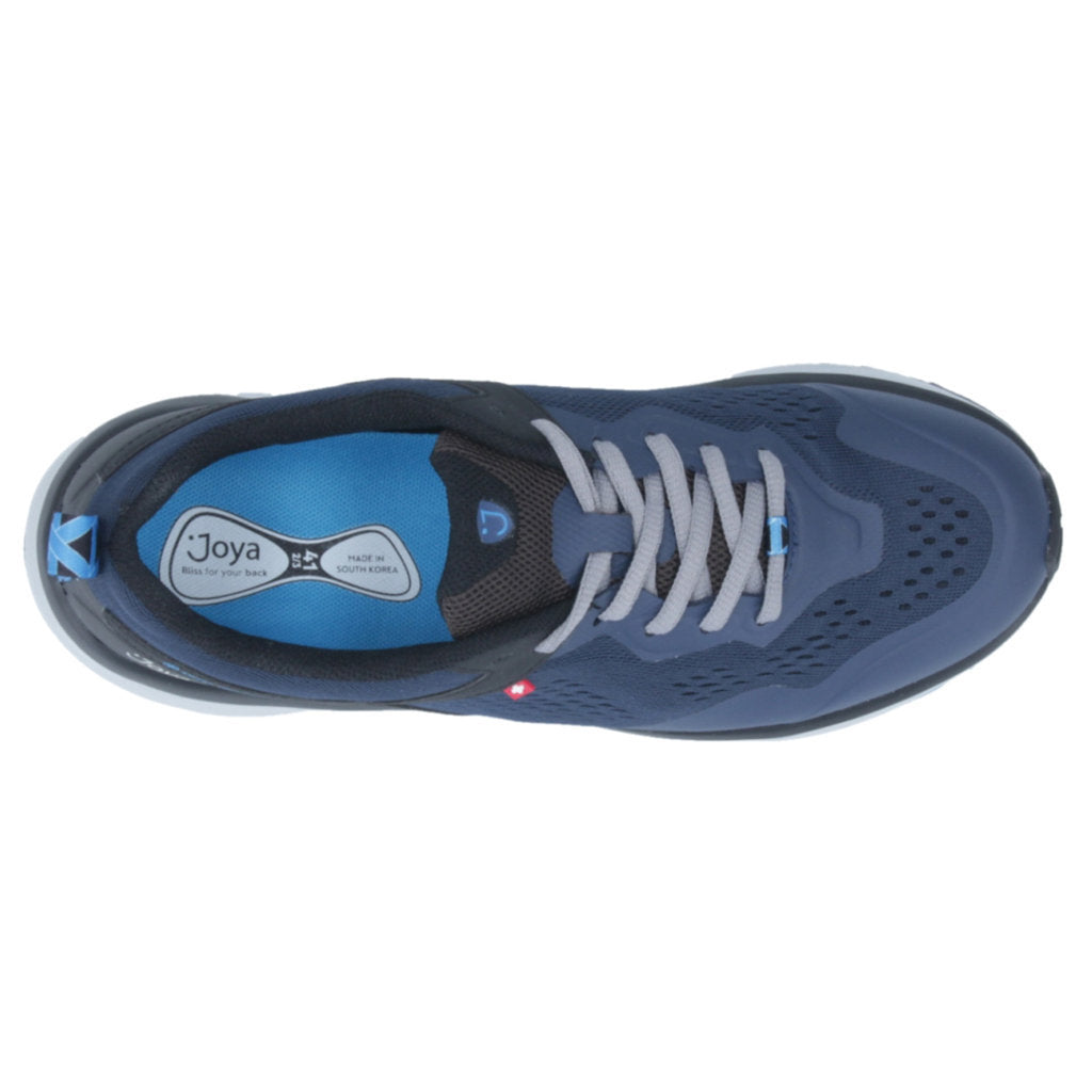 Joya Veloce PU Leather & Textile Men's Trainers#color_blue