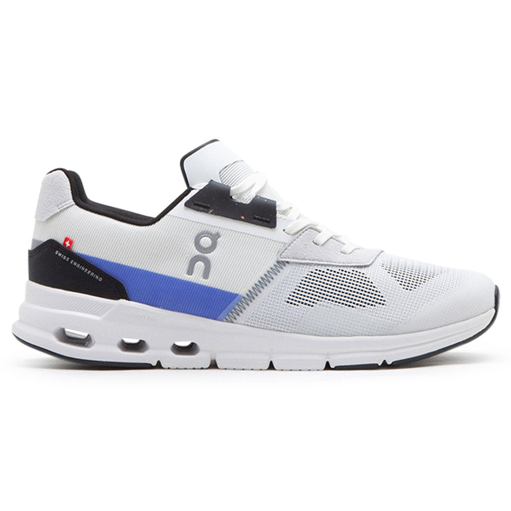 On Cloudrift Textile Men's Running Shoes#color_white cobalt