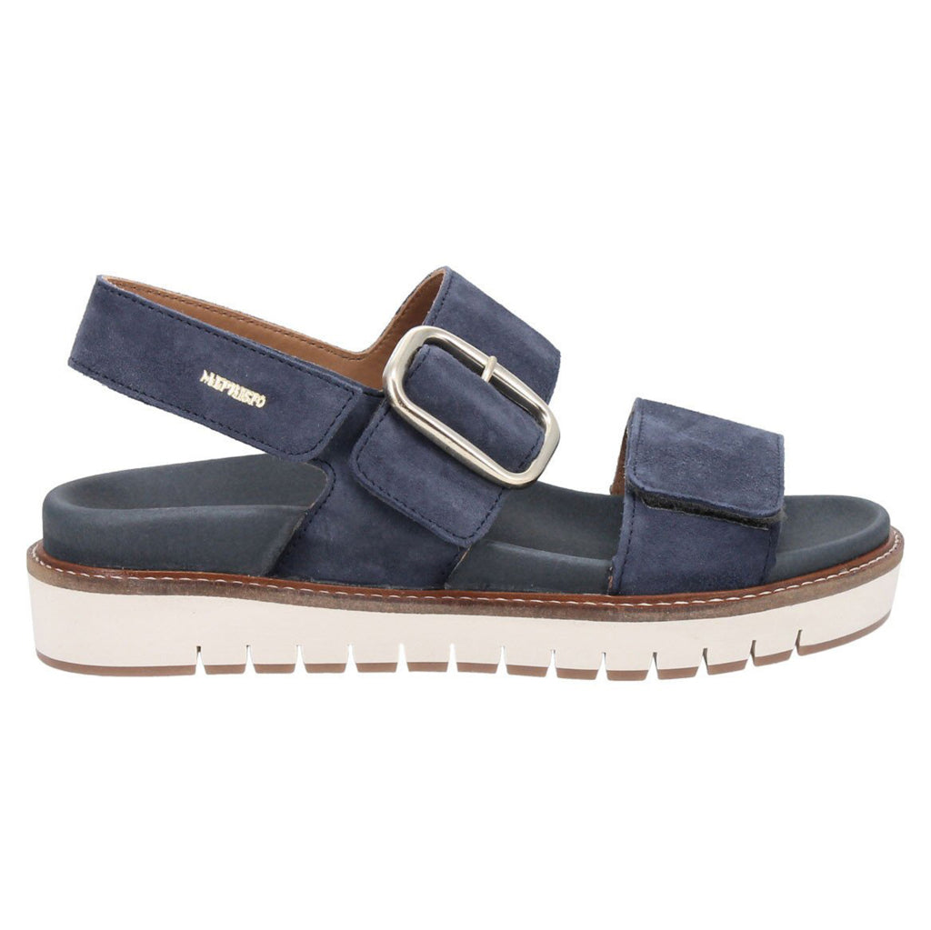 Mephisto Belona Velvet Leather Women's Sandals#color_jeans blue