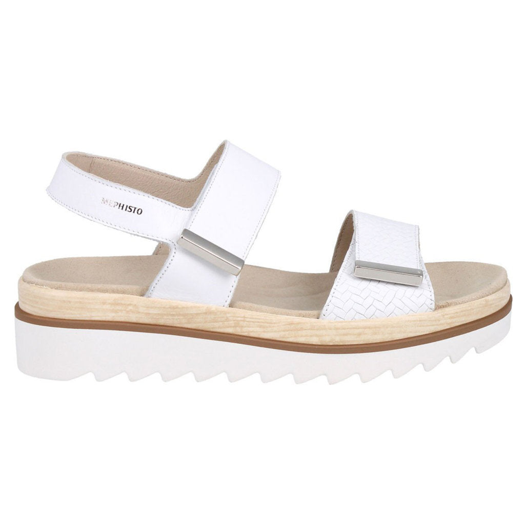 Mephisto Dominica Leather Womens Sandals#color_white