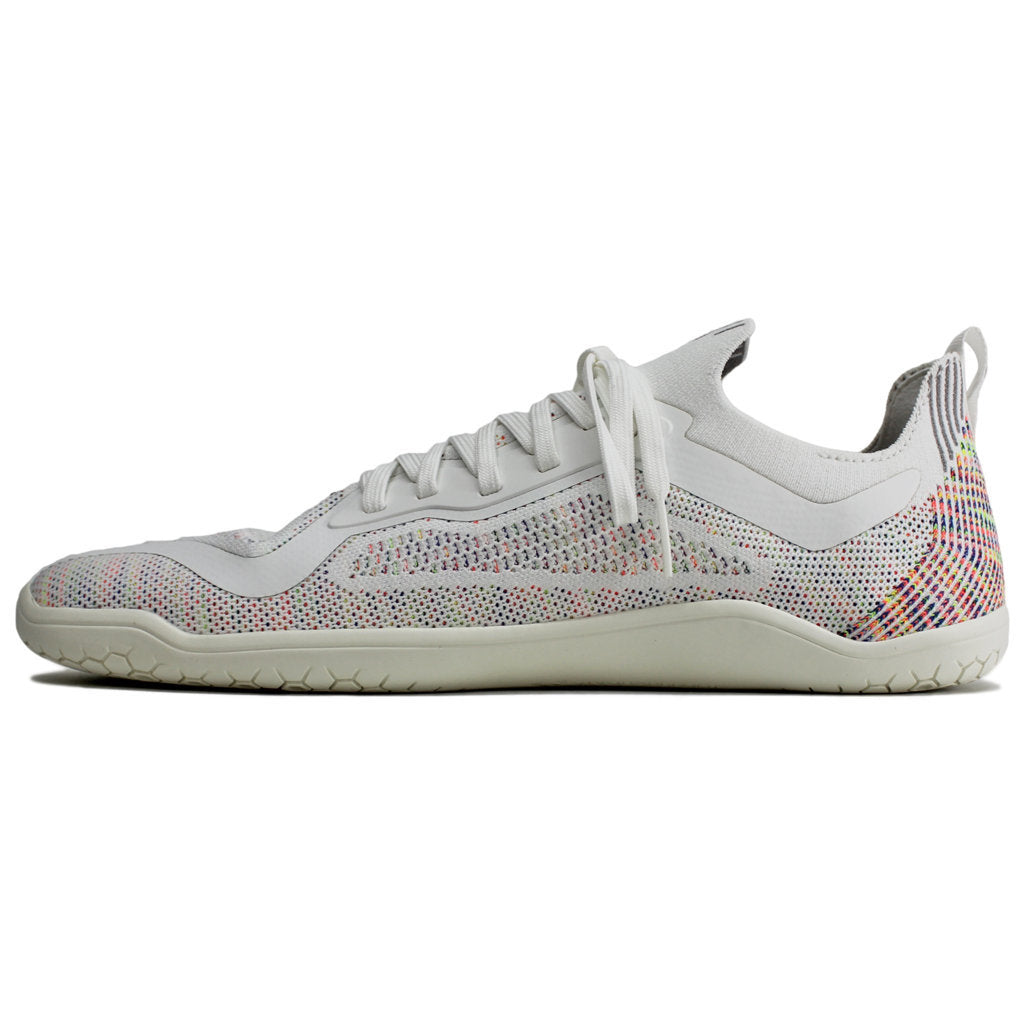 Vivobarefoot Primus Lite Knit Textile Synthetic Womens Trainers#color_bright white iridescent