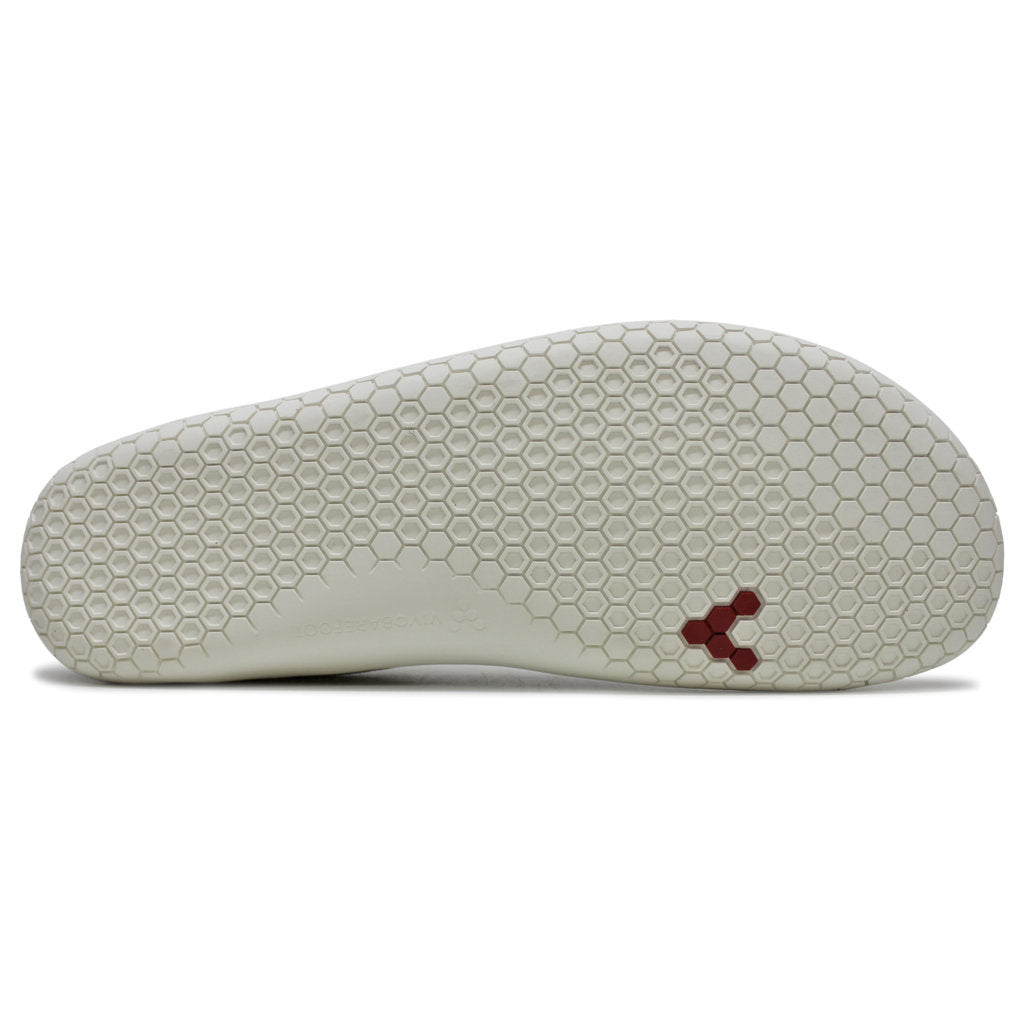 Vivobarefoot Primus Lite Knit Textile Synthetic Womens Trainers#color_off white burgundy