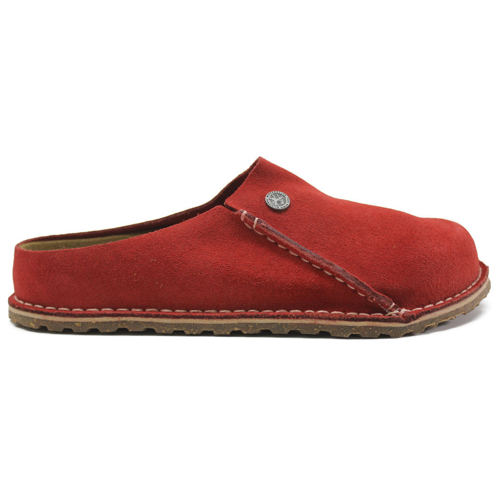 Birkenstock Zermatt Premium Suede Leather Unisex Sandals#color_sienna red