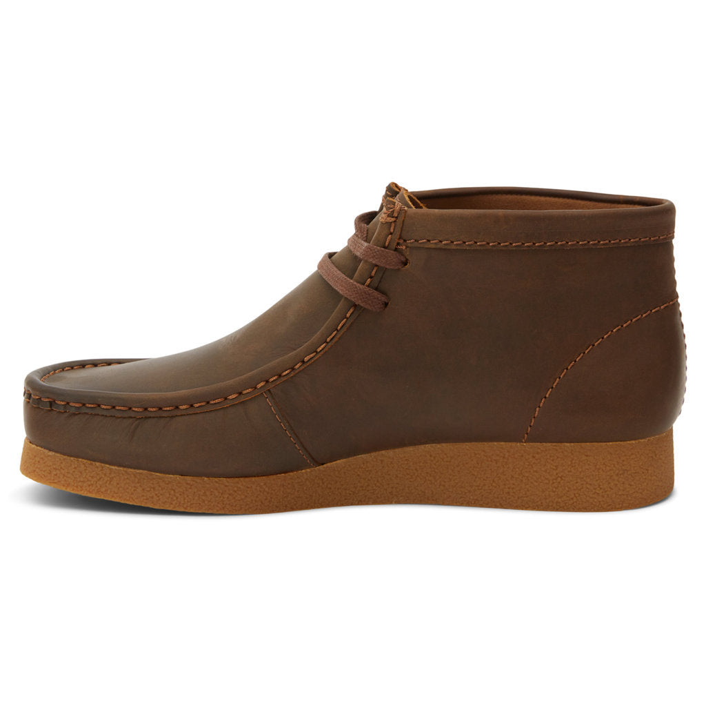 Clarks Wallabee Evo Leather Men's Boots#color_beeswax