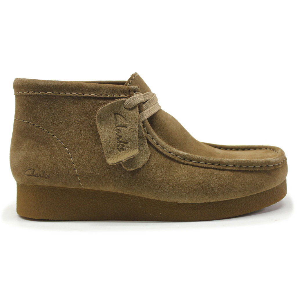 Clarks Wallabee Evo Suede Women's Boots#color_dark sand