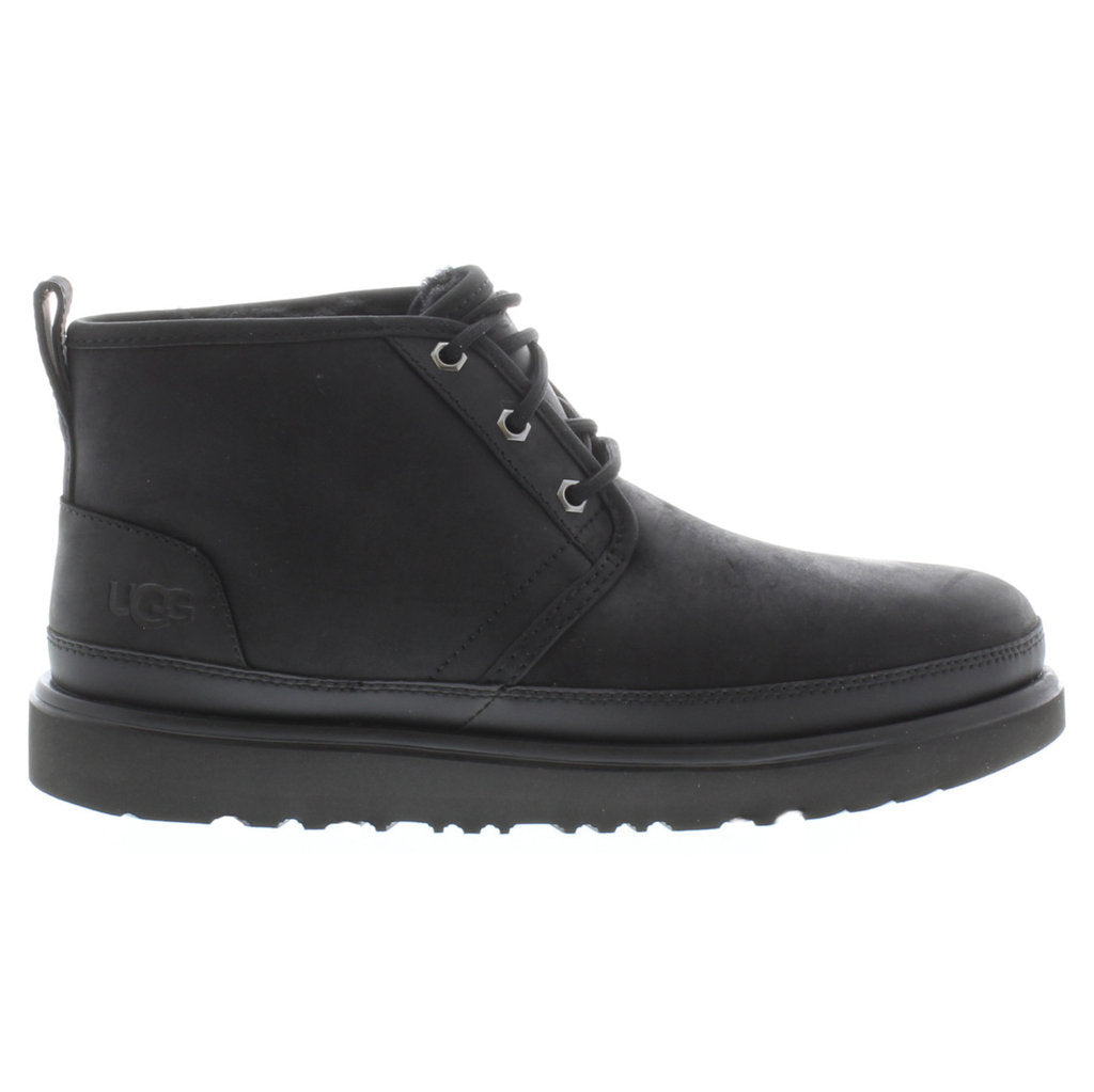 UGG Neumel Weather ii Synthetic Leather Men's Chukka Boots#color_black tnl