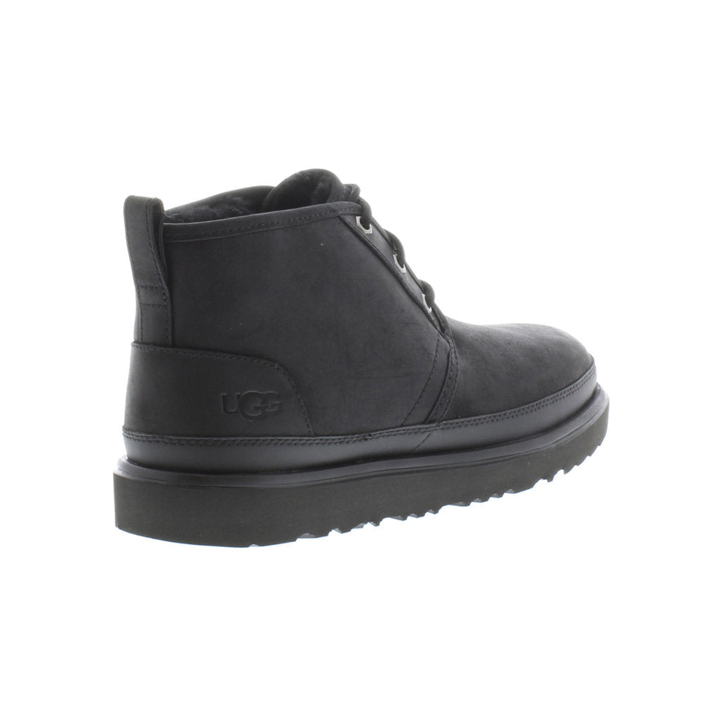 UGG Neumel Weather ii Synthetic Leather Men's Chukka Boots#color_black tnl