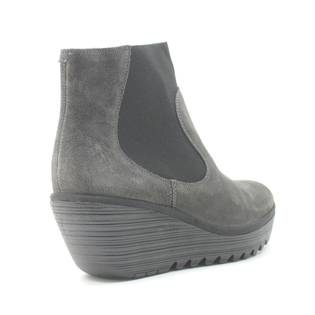 Fly London Yade398Fly Suede Women's Wedge Ankle Boots#color_diesel