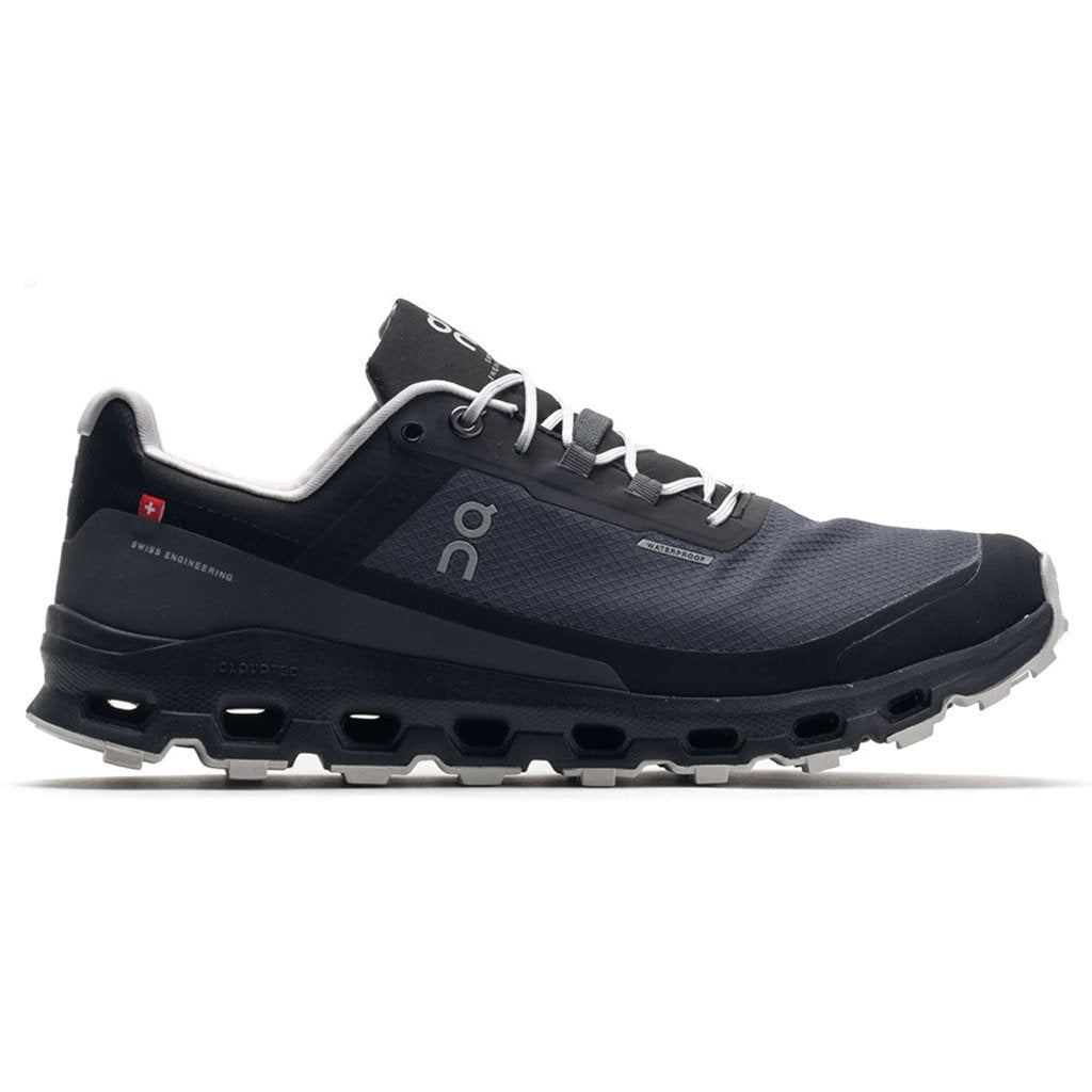 On Cloudvista Waterproof Textile Synthetic Women's Running Shoes#color_eclipse black