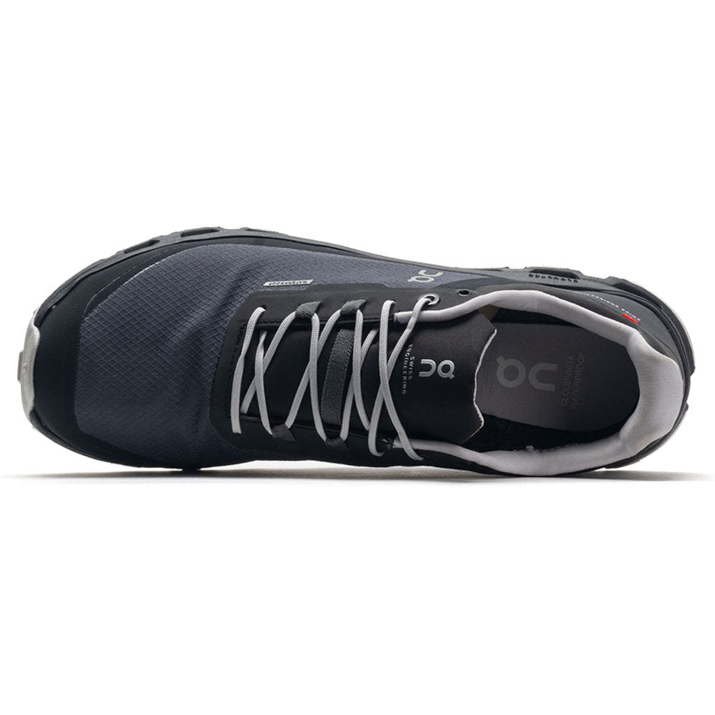 On Cloudvista Waterproof Textile Synthetic Women's Running Shoes#color_eclipse black
