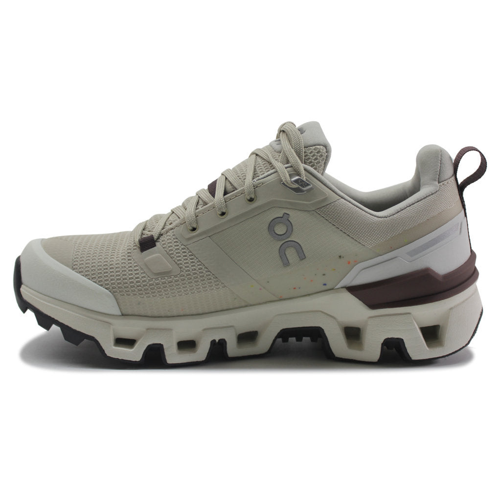 On Cloudwander Waterproof Textile Synthetic Women's Running Shoes#color_sand ivory