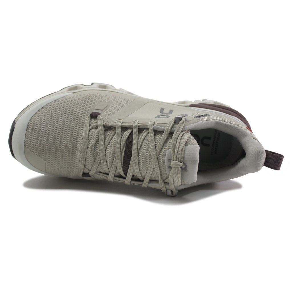 On Cloudwander Waterproof Textile Synthetic Women's Running Shoes#color_sand ivory