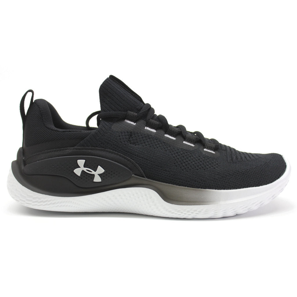 Under Armour Flow Dynamic Textile Synthetic Mens Trainers#color_black black