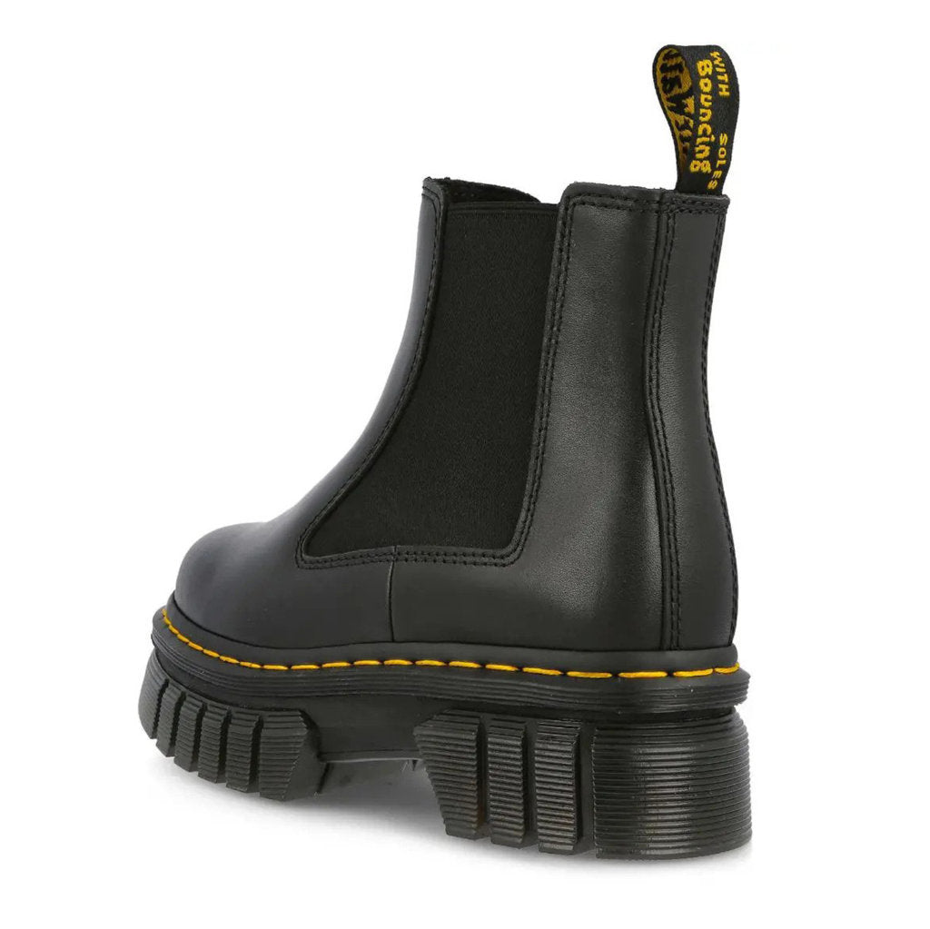 Dr. Martens Audrick Chelsea Nappa Lux Leather Womens Boots#color_black