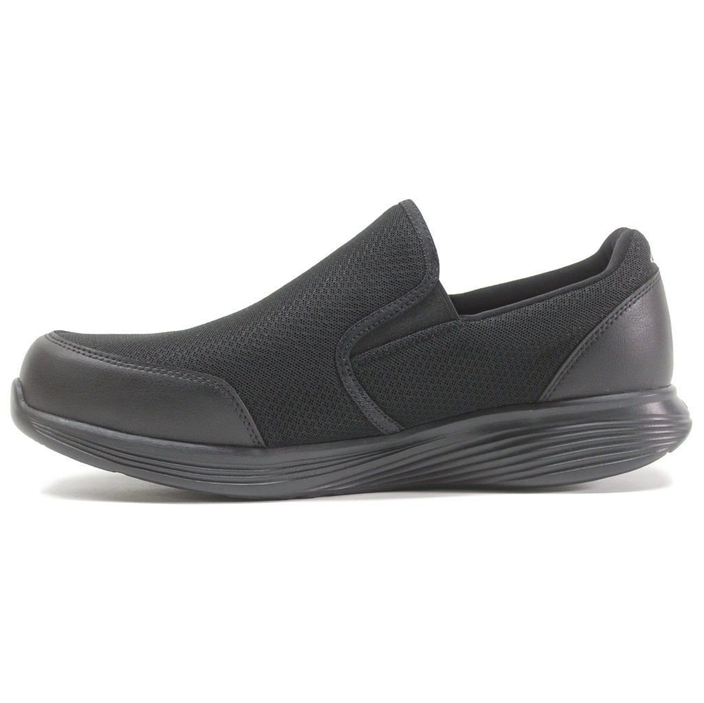 MBT Modena De Acacia Slip On Textile Leather Womens Shoes#color_black