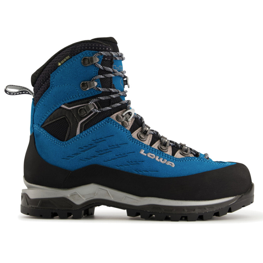 Lowa Cevedale II GTX Suede Textile Women's Boots#color_turquoise grey