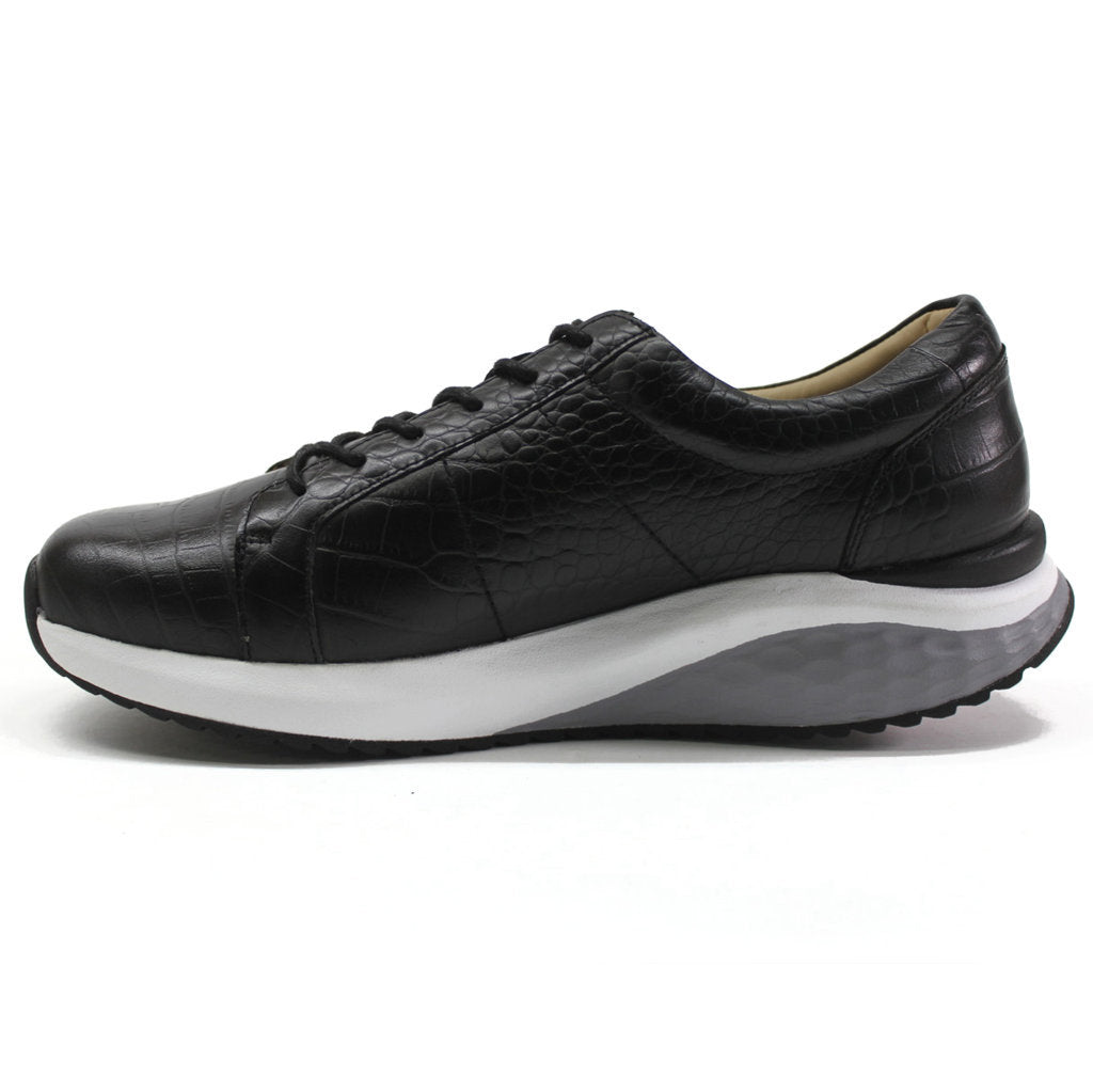 MBT Ferro Leather Womens Trainers#color_black grey sensor