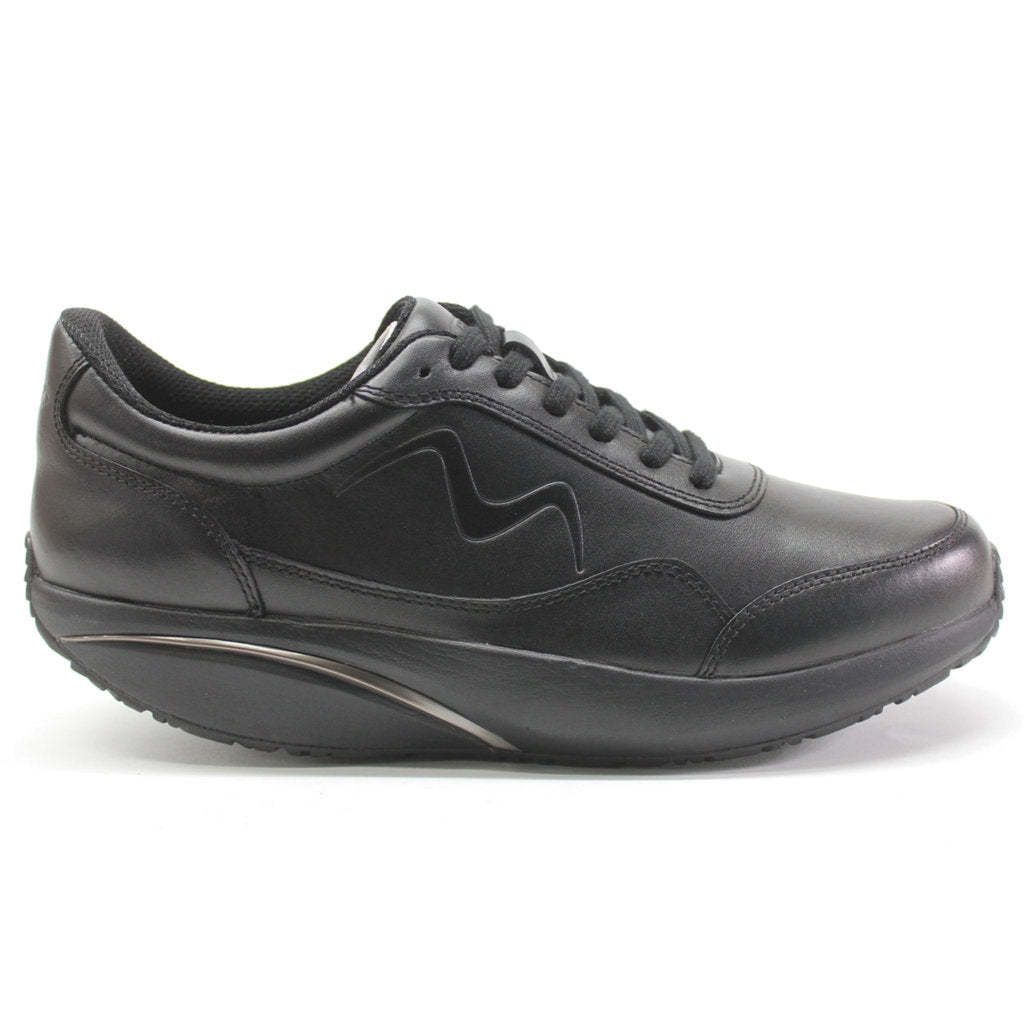 MBT Kupiga Leather Womens Trainers#color_black black