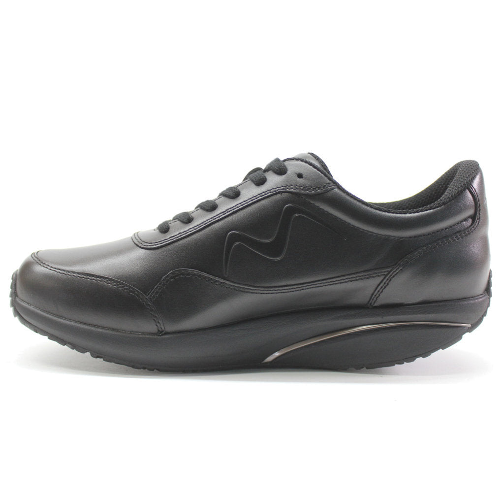 MBT Kupiga Leather Womens Trainers#color_black black