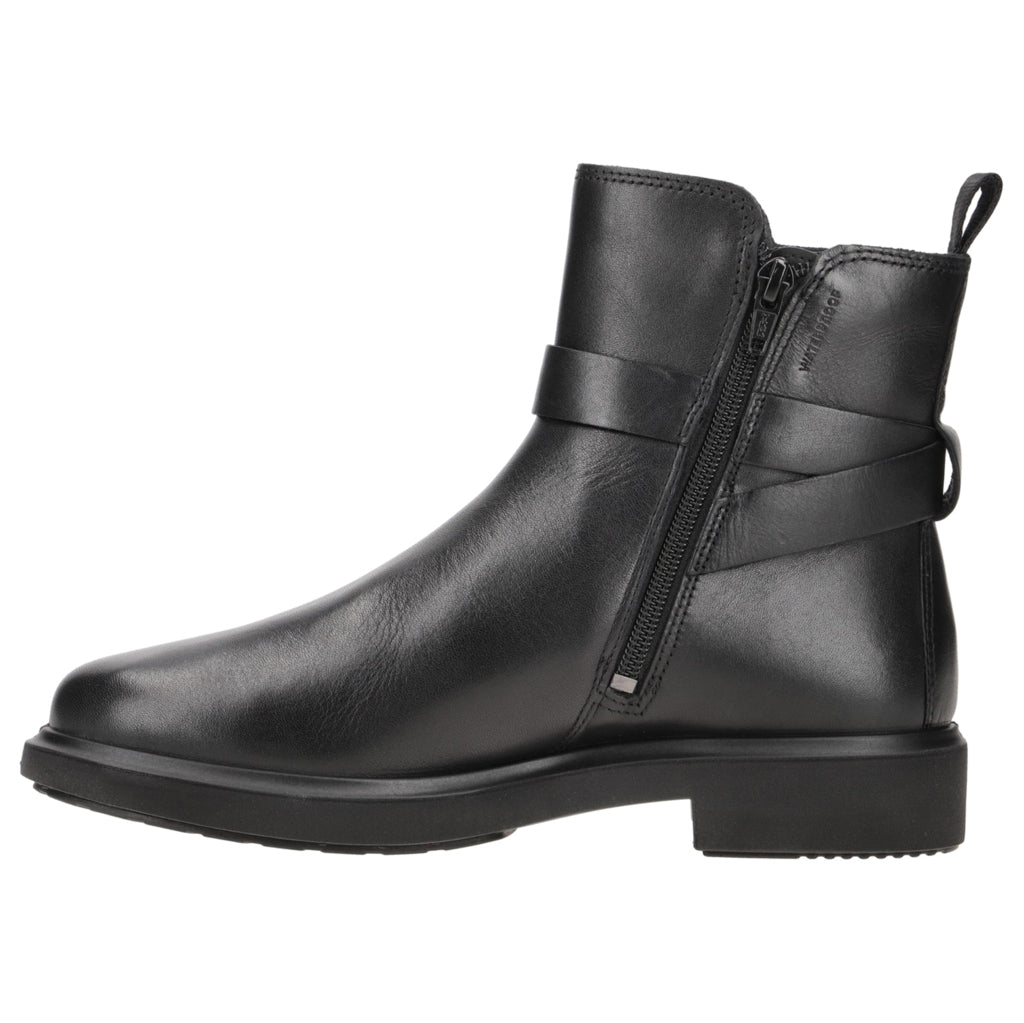 Ecco Metropole Amsterdam 222013 Full Grain Leather Womens Boots#color_black