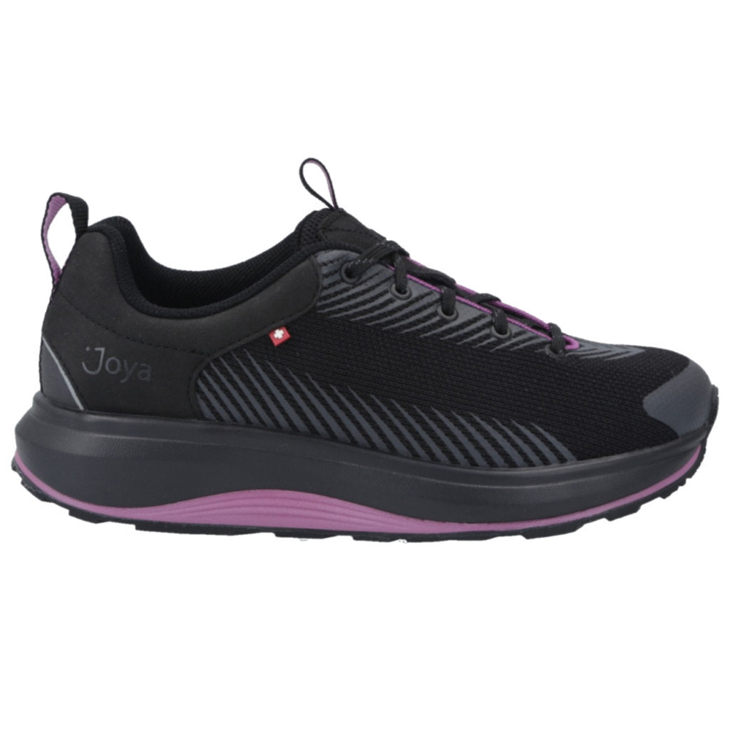 Joya MAUI Nubuck Textile Womens Trainers#color_black