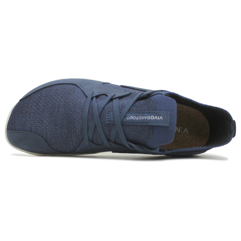 Vivobarefoot Primus Asana II Textile Nubuck Mens Trainers#color_navy