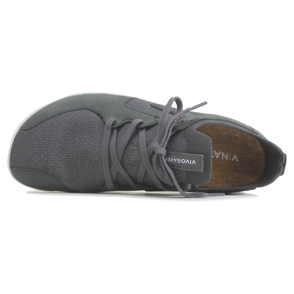 Vivobarefoot Primus Asana II Textile Nubuck Mens Trainers#color_obsidian