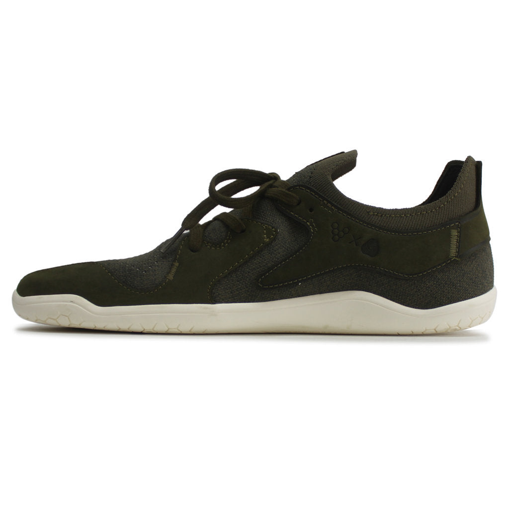 Vivobarefoot Primus Asana II Textile Nubuck Mens Trainers#color_olive