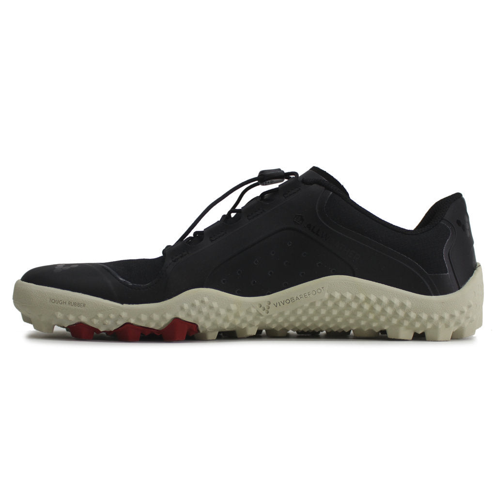 Vivobarefoot Primus Trail III All Weather SG Textile Synthetic Mens Trainers#color_obsidian