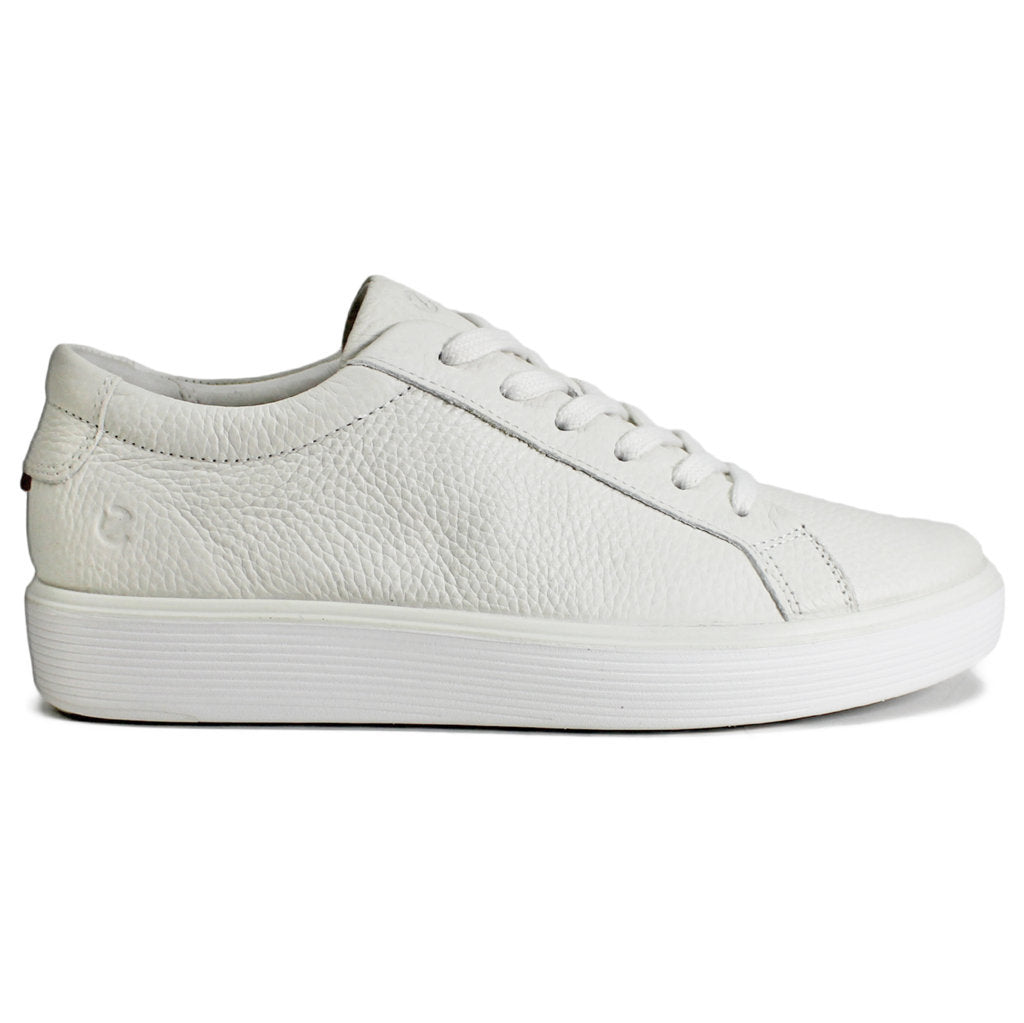 Ecco Soft 60 Leather Womens Shoes#color_white