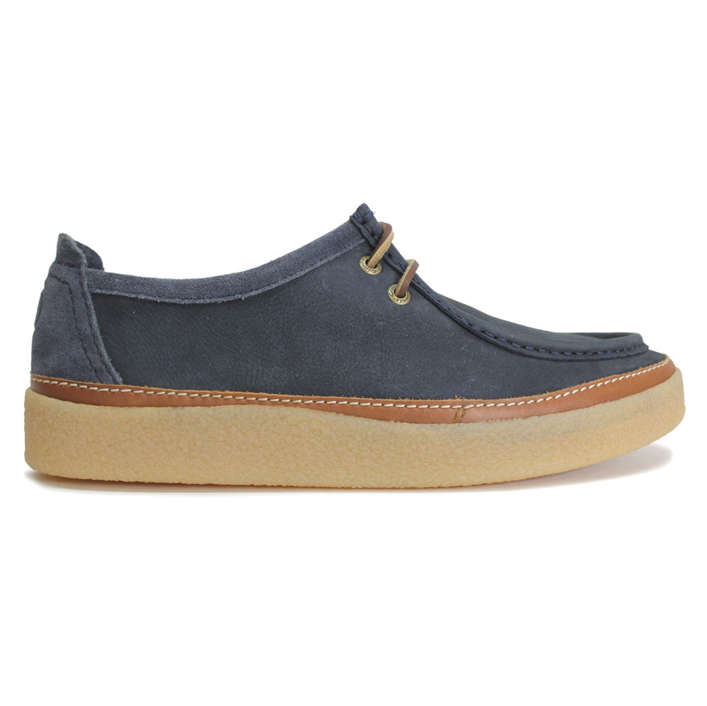 Clarks Clarkwood Moc Nubuck Mens Shoes#color_navy