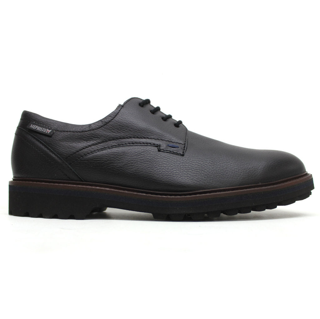 Mephisto Batiste Full Grain Leather Mens Shoes#color_black