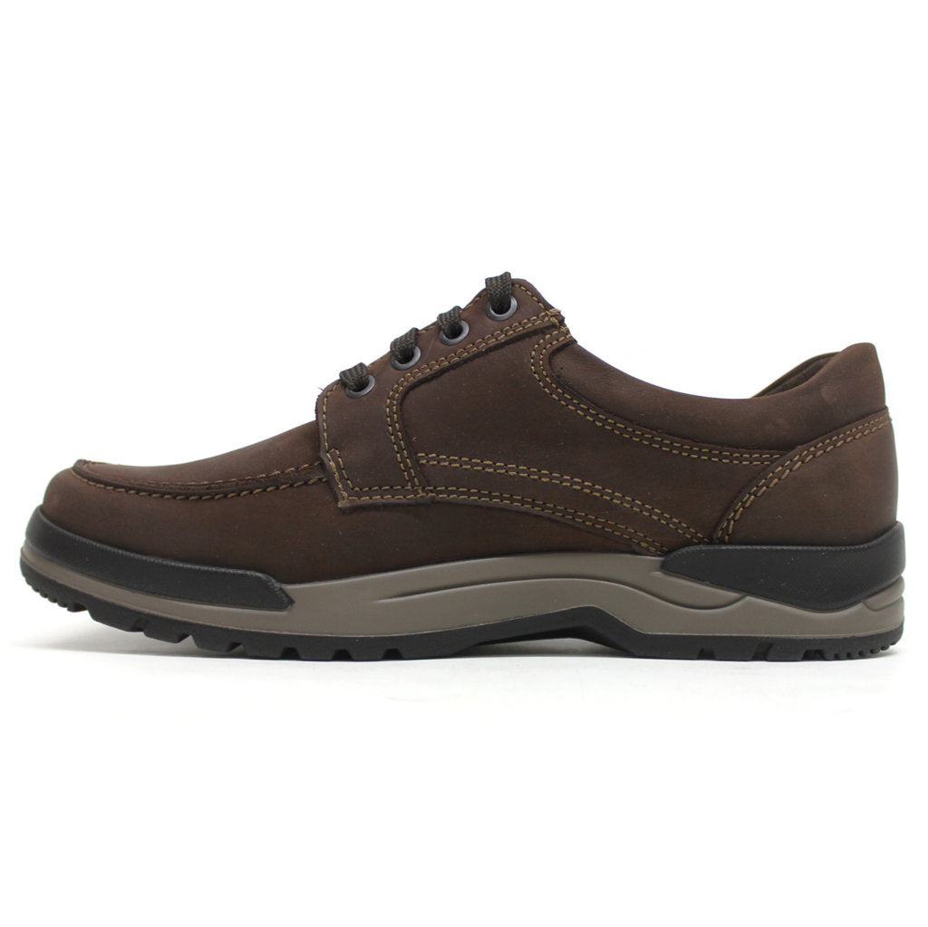 Mephisto Charles Nubuck Leather Mens Shoes#color_dark brown