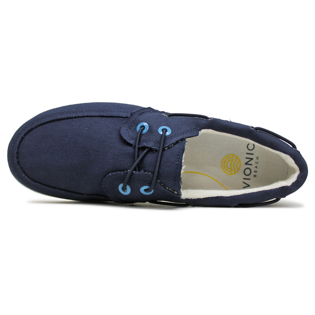 Vionic Skipper Canvas Mens Shoes#color_navy