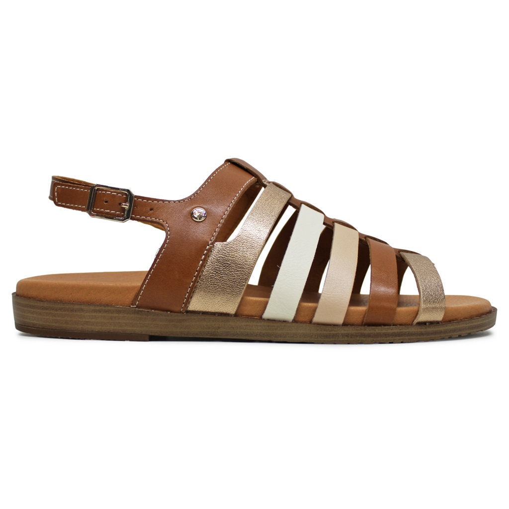 Pikolinos Formentera W8Q-0799 Leather Womens Sandals#color_brandy