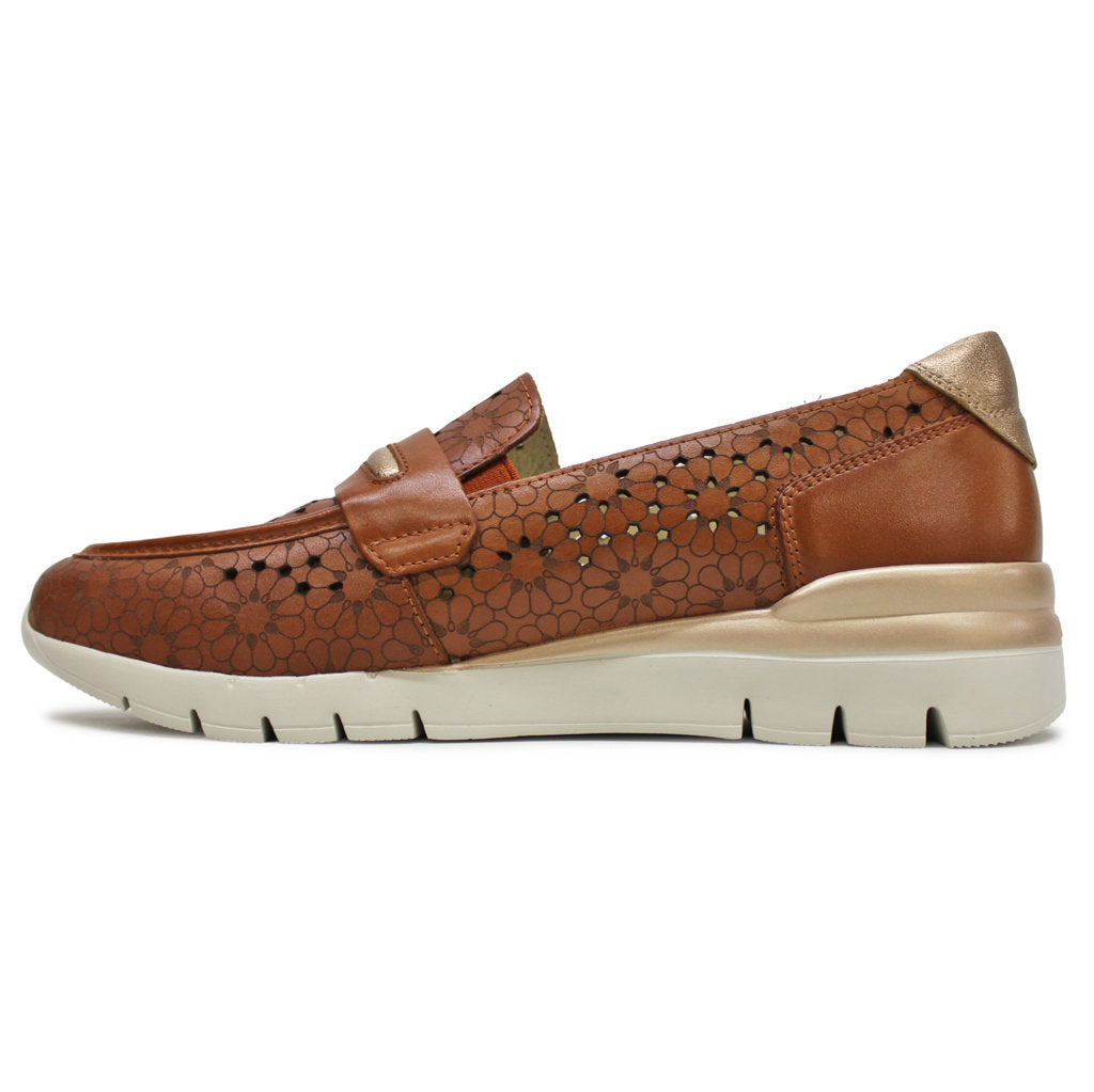Pikolinos Cantabria W4R-6518 Leather Womens Shoes#color_brandy
