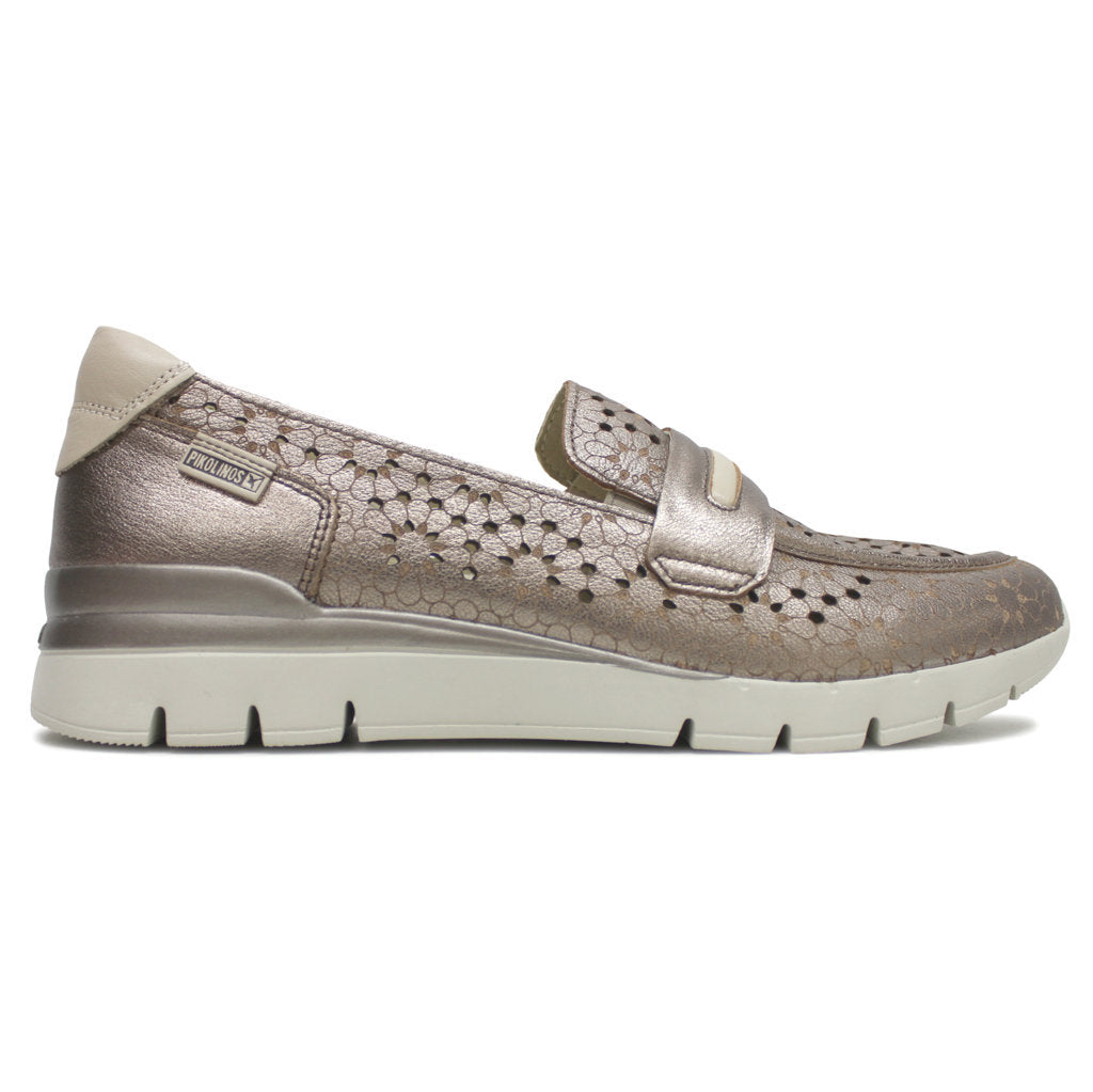 Pikolinos Cantabria W4R-6518 Leather Womens Shoes#color_stone