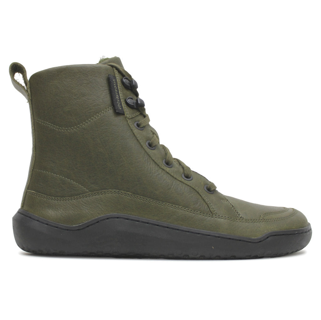 Vivobarefoot Gobi Boot Winterised Leather Womens Boots#color_olive